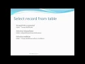 SQL Server Bangla Tutorial 10 Select record from table