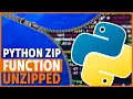 Python Zip Function Unzipped Master Data Pairing in Seconds
