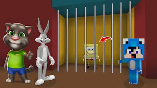 Minecraft But SpongeBob Stole Me 