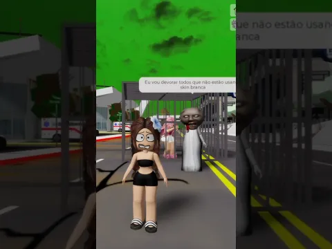 A granny quer devorar todos que não estão usando skin branca 😱🤍 #roblox #rp
