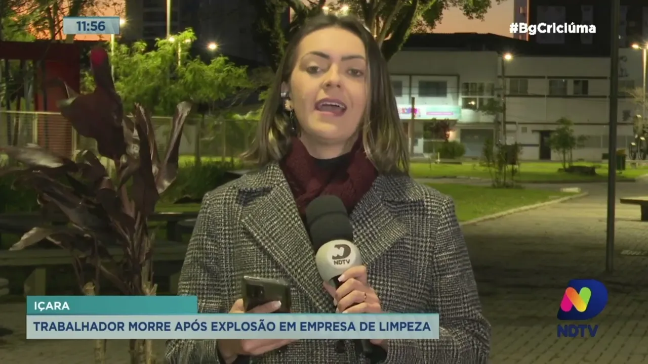 Trabalhador morre após explosão em empresa de limpeza em Içara