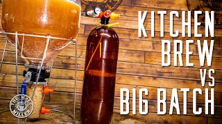 BIG VS SMALL HOME BREWING Can a 5L Batch Match a 23L Brew