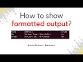How to show formatted output using rjust and ljust function in python Neeraj Sharma