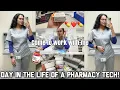 DAY IN THE LIFE OF A PHARMACY TECHNICIAN COME TO WORK WITH ME PHARMACY TECH