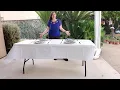 Plastic Tablecloth Ideas - Party Supplies and Decorations