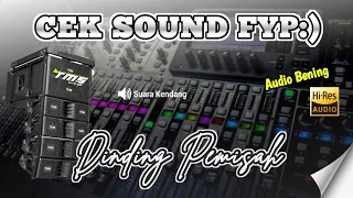 cek sound ampuh dinding pemisah tmss production kalem bass glerr miniatursoundsystem