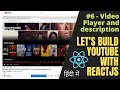 Let s Build a YouTube Clone with REACT JS for Beginners player and description -