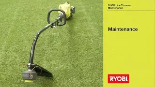 RYOBI 26cc 2 Stroke Curved Shaft Line Trimmer Maintenance