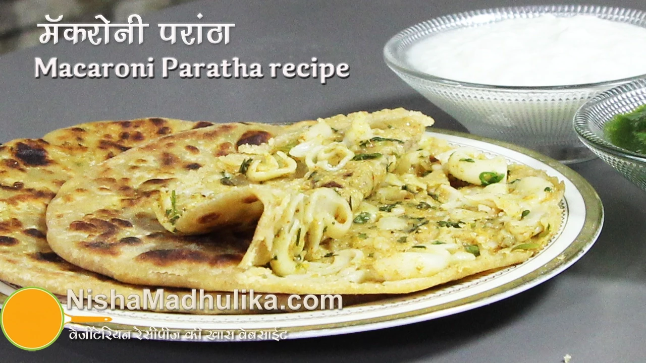 Macaroni Pasta Paratha recipes -  Stuffed Pasta Paratha Recipe