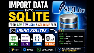 Importing Data With SQLite Using SQLite3 CLI