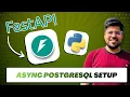 Async PostgreSQL Database Setup in FastAPI SQLAlchemy Engine Session