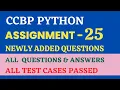 Assignment - 25 Recursion Python CCBP 4 0