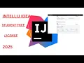 IntelliJ IDEA for Java Install and Set Up Free Student License Tutorial