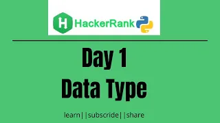 HackerRank Day 1 Data Types Python