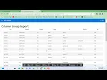 Column Group Report with JavaScript in Oracle Apex