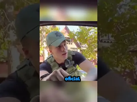 Este intento no funcionó con un oficial serio 😅