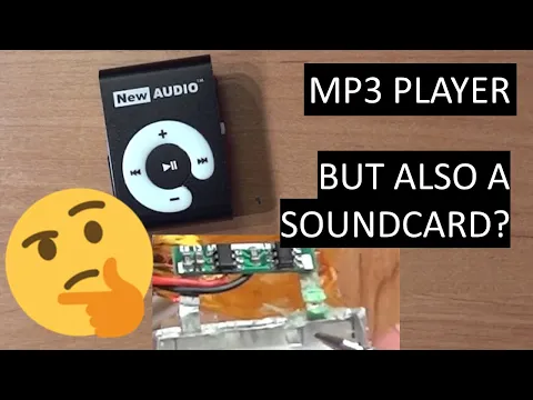 Download MP3 £1 MP3 player that's a USB soundcard - test and look inside