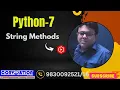 Learn Python Programming Class 7 String Methods Convolution Educare PK Das AC Sir