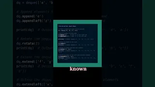 Python Trick Using collections deque for Efficient Queue Operations