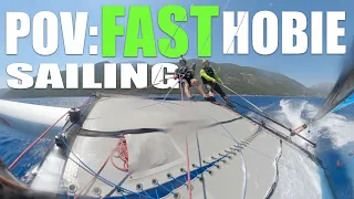 How fast is a Hobie Cat? Let’s find out…….