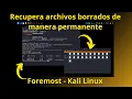 Lagu Como recuperar archivos borrados de manera permanente en kali linux