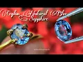 Lagu Ceylon Natural Blue Sapphire Unheated Gemstone from Ratnapura, Mining Sri Lanka
