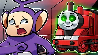 ESCAPE FROM THE TUNNEL! | Tinky Winky Plays: Roblox The Tunnel 2