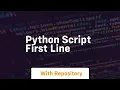 python script first line