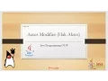 Belajar OOP Akses modifier atau hak akses