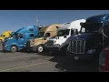 As Demand Slows Down In Colorado Truck Drivers Wait For Loads