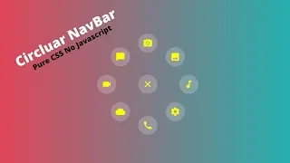 How To Create A Circular Navigation Bar Using Just HTML And CSS