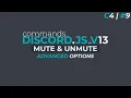 Mute Unmute Commands Discord JS V13 C4