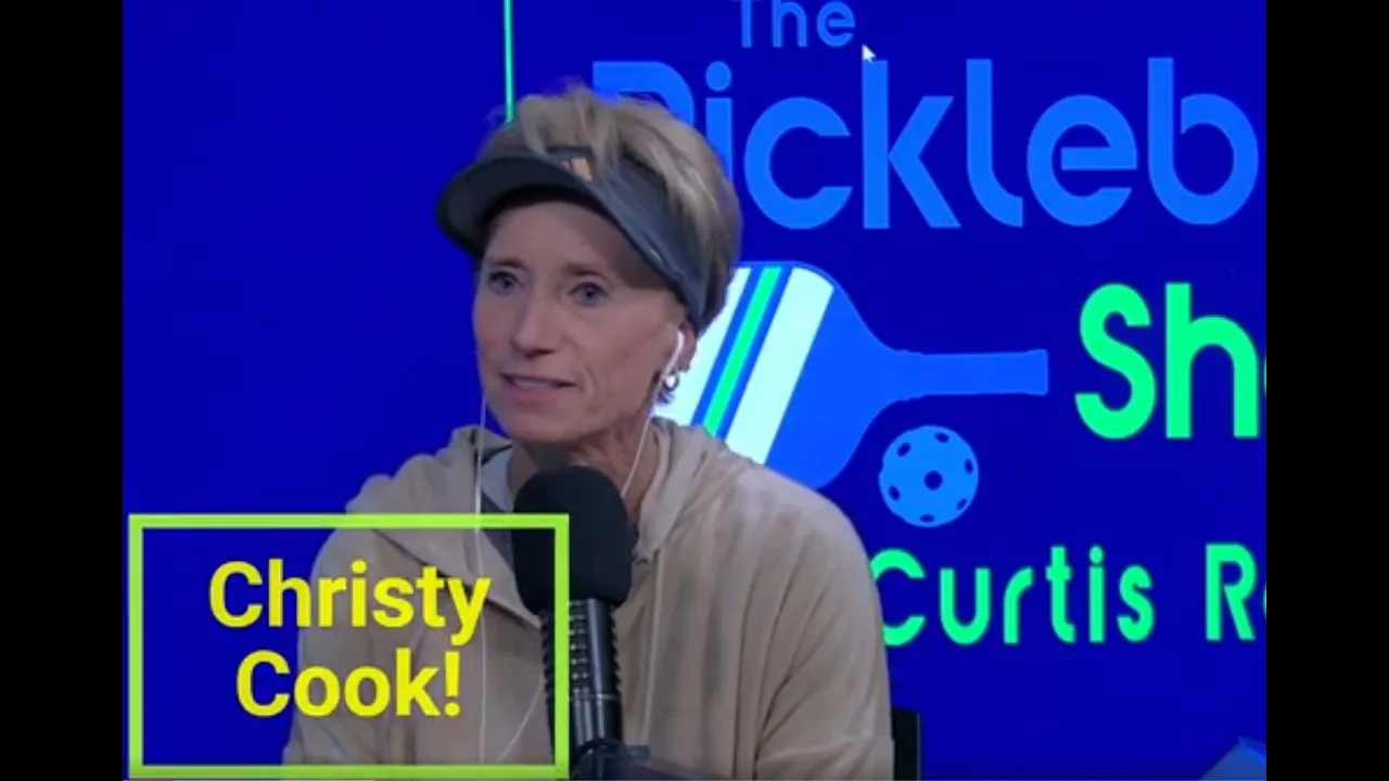 Christy Cook  - THE Pickleball show with Curtis Reese - 12/2025