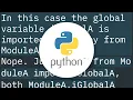 Problems in Python with difference between import module and from module import