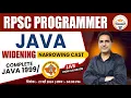RPSC Programmer Exam 2024 JAVA Widening Narrowing Cast Live from Offline Classroom