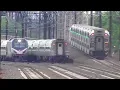 High Speed Amtrak and NJ Transit Trains at North Elizabeth Station - Part 2