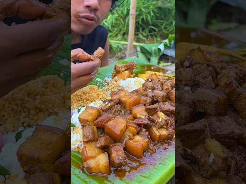 Desi meat recipe & eating asmr | Huge β€οΈ