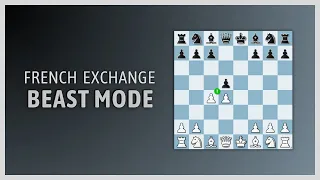 french defense exchange variation in beast mode