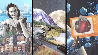 watch this for collage inspiration 15 whimsical surreal collages in 15 minutes