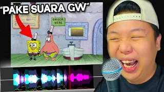 AKU COBAIN DUBBING SUARA KARTUN SPONGEBOB😂