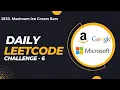 Leetcode 1833 Maximum Ice Cream Bars Simple Easy Code Python