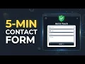 How to Add a Contact Form in WordPress in 5 Minutes Uncomplicated Forms Tutorial