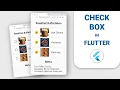 How to create Checkboxes in a Flutter app Checkbox Widget Tutorial