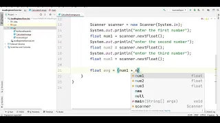 Java Exercise int Scanner input and calculate average