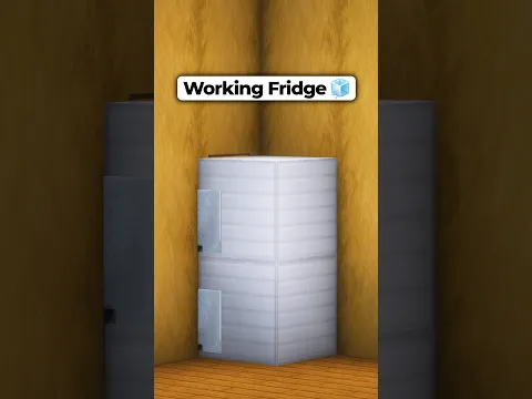 Minecraft Working Fridge 🧊