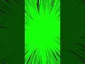 🆓 Free Green Screen 🟢 Chroma key ⚟ANIME SPEED LINES Effect Animation ❌#chromakey #greenscreen
