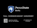 Penn State Berks Fall Commencement 2023