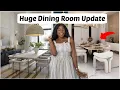 EXTREME DINING ROOM MAKEOVER start to finish budget friendly tips Aesthetic room transformation