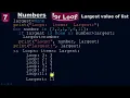 Use for loop to find the largest number of a list in Python - Python by
