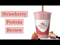 Smoothie King Gladiator Strawberry Protein Powder Review - Protein Shake Nutrition